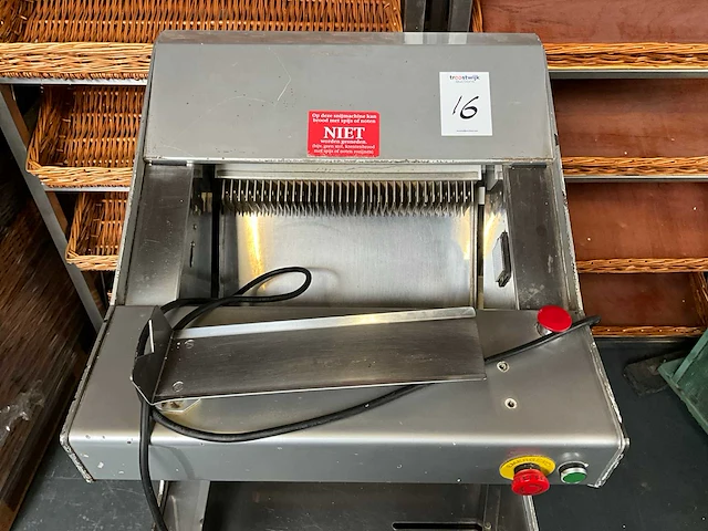 Van lierde-boons vl-45/12u broodsnijmachine - afbeelding 3 van  6