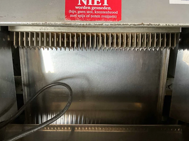Van lierde-boons vl-45/12u broodsnijmachine - afbeelding 4 van  6