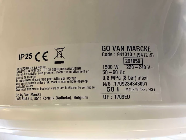 Van marcke - go - boiler - afbeelding 6 van  6