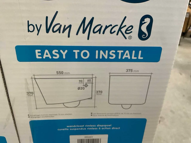 Van marcke wandcloset met geberit inbouwreservoir - afbeelding 10 van  11