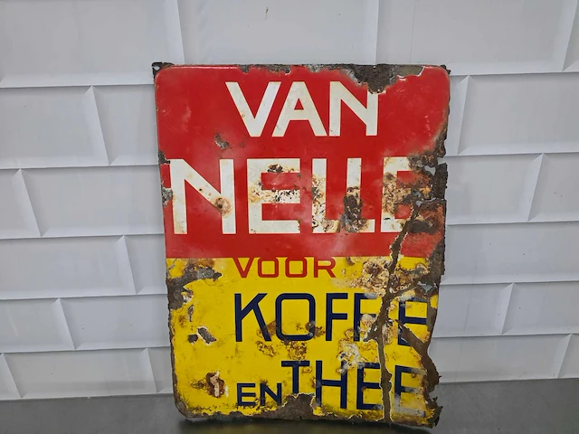 Van nelle - reclamebord - afbeelding 1 van  3