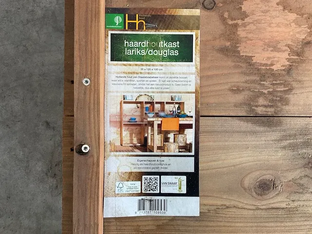 Van swaay - epe - tuinkast/ haardhoutkast (2x) - afbeelding 5 van  7