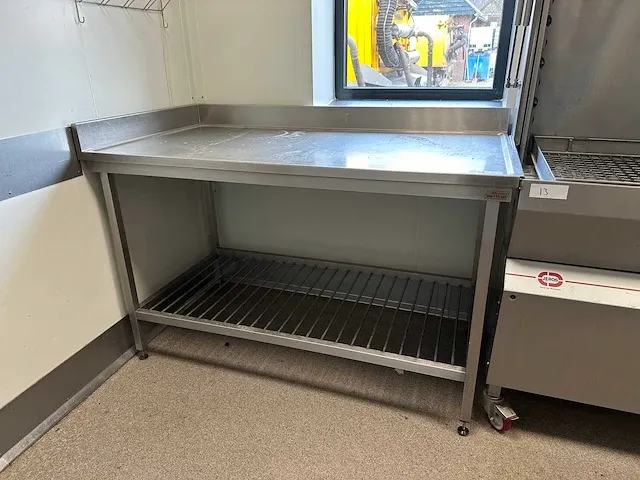 Van ‘t wout - rvs werktafel - afbeelding 1 van  5