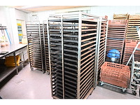 Van ‘t wout 20-delige rvs bakkerij oven platenwagen (2x) - afbeelding 1 van  3