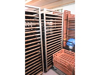 Van ‘t wout 20-delige rvs bakkerij oven platenwagen (2x) - afbeelding 3 van  3