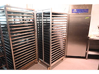 Van ‘t wout 20-delige rvs bakkerij oven platenwagen (6x) - afbeelding 1 van  5