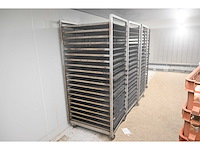 Van ‘t wout 20-delige rvs bakkerij oven platenwagen (6x) - afbeelding 5 van  5