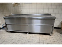 Van ‘t wout 5-delige oliebollenfriteuse / mobiele rvs werkbank - afbeelding 5 van  14