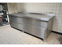 Van ‘t wout 5-delige oliebollenfriteuse / mobiele rvs werkbank - afbeelding 6 van  14
