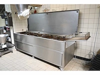Van ‘t wout 5-delige oliebollenfriteuse / mobiele rvs werkbank - afbeelding 7 van  14