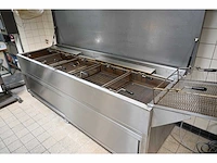 Van ‘t wout 5-delige oliebollenfriteuse / mobiele rvs werkbank - afbeelding 8 van  14