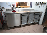 Van ‘t wout mobiele rvs werkbank - afbeelding 1 van  7