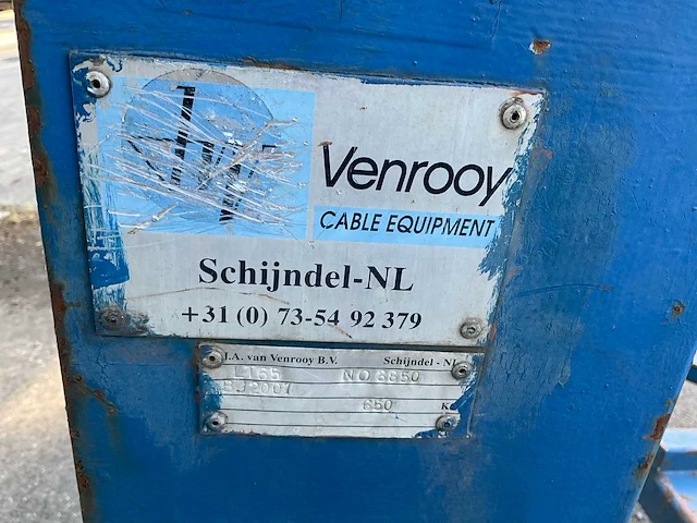 Van venrooy l165 haspel aanhangwagen - afbeelding 8 van  9