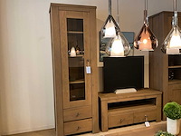 Vancouver eiken vitrinekast - afbeelding 1 van  7