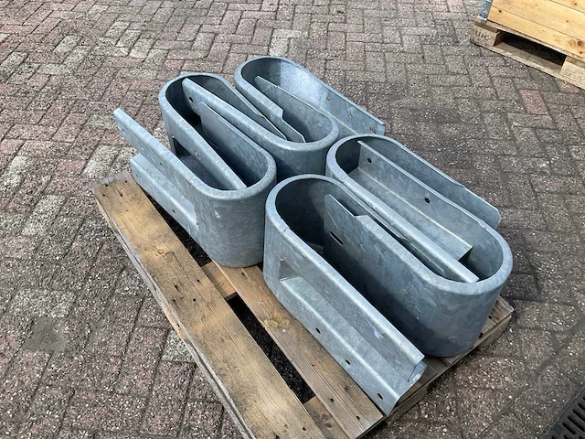 Vangrails-aanrijbeveiliging hoekstukken (7x) - afbeelding 4 van  4