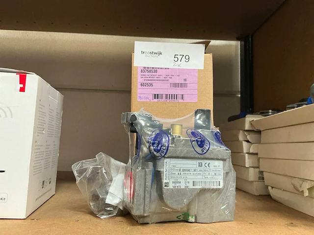 Vannegaz 4a6el gasklep (2x) - afbeelding 1 van  3