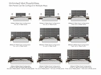 Vänt panels 4 upholstered headboard / hoofdeinden 76cm x 29cm velvet black - afbeelding 3 van  4