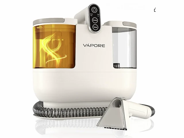 Vapore tapijtreiniger draagbare vlekkenreiniger met zuigkracht 1200w wit - afbeelding 1 van  6
