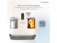 Vapore tapijtreiniger draagbare vlekkenreiniger met zuigkracht 1200w wit - afbeelding 3 van  6