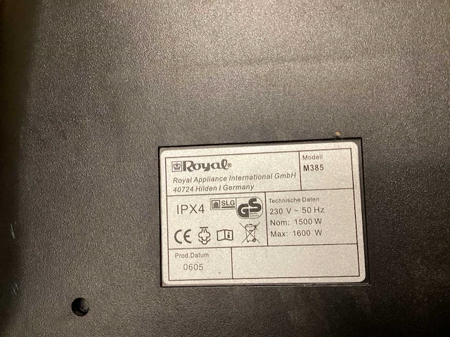 Vaporex m385 stoomreiniger - afbeelding 5 van  5
