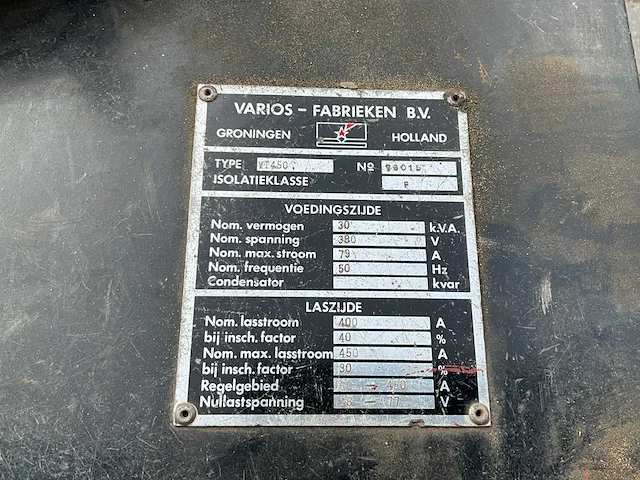 Varias vt450 elektrode lasapparaat - afbeelding 9 van  9