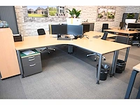 Vario l-bureau (in hoogte verstelbaar) (4x) - afbeelding 1 van  4