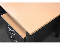 Vario l-bureau (in hoogte verstelbaar) (4x) - afbeelding 2 van  4