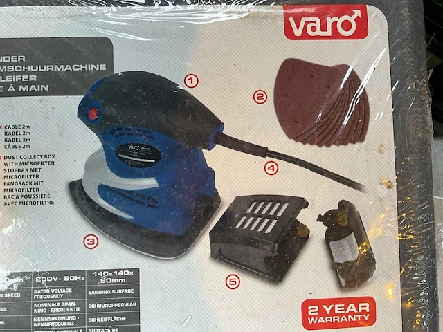 Varo var10028 schuurmachine - afbeelding 4 van  4