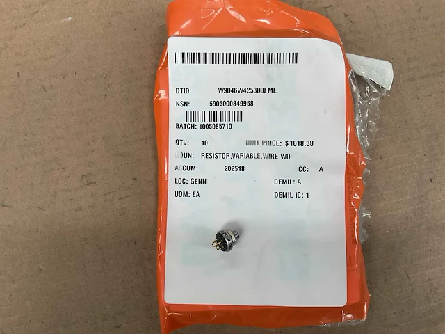 Varriable wire resistor (10x) - afbeelding 1 van  3