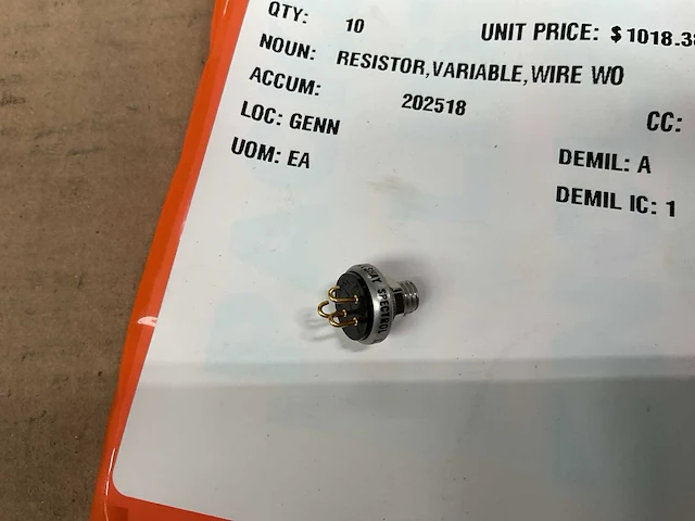 Varriable wire resistor (10x) - afbeelding 2 van  3