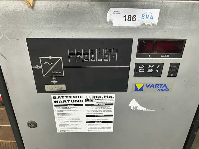 Varta multi lader 24v 125a 380v - afbeelding 2 van  4
