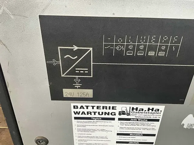 Varta multi lader 24v 125a 380v - afbeelding 3 van  4