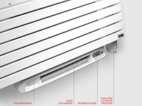 Vasco aster hf-el-bl elektrische radiator met blower 500x1805 mm 1750w - afbeelding 2 van  6