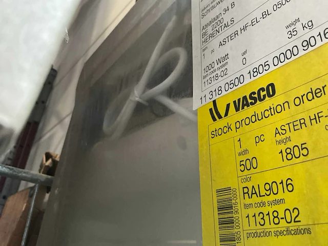 Vasco aster hf-el radiator - afbeelding 5 van  5