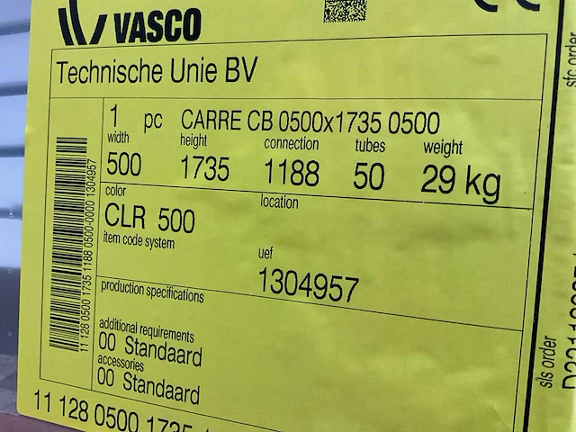 Vasco carre cb designradiator (6x) - afbeelding 3 van  3