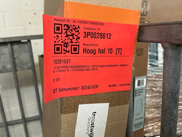 Vasco e-panel elektrische designradiator wit 50x180cm - afbeelding 3 van  4