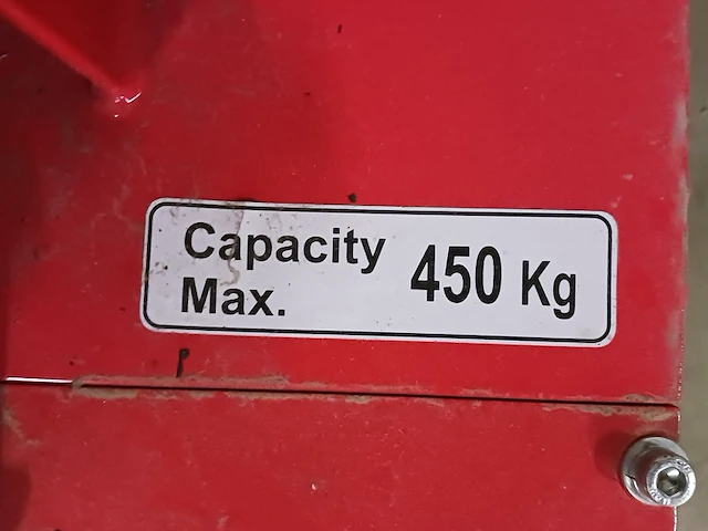 Vatenlifter/vatenheffer/vatenkantelaar hydraulic drum truck, dtf450, rood, 2020 - afbeelding 4 van  14