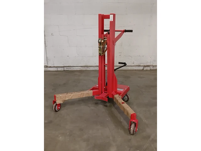 Vatenlifter/vatenheffer/vatenkantelaar hydraulic drum truck, dtf450, rood, 2020 - afbeelding 1 van  14