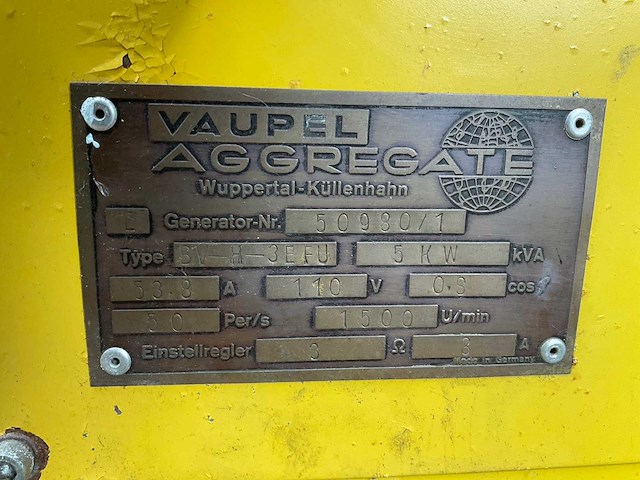 Vaupel b-vh-3efu noodstroomaggregaat - afbeelding 7 van  7