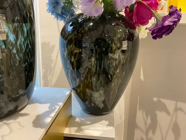 Vazen met deco bloemen - afbeelding 3 van  5