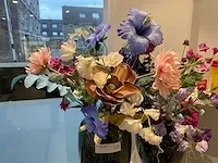Vazen met deco bloemen - afbeelding 4 van  5