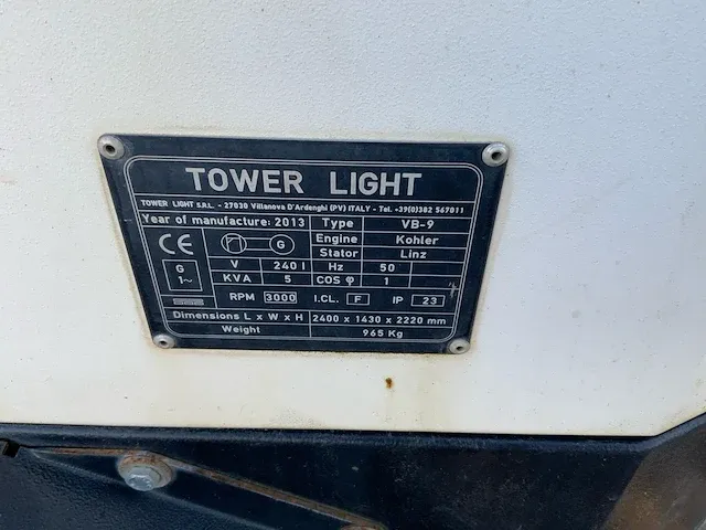 Vb-9 tower light - afbeelding 15 van  27