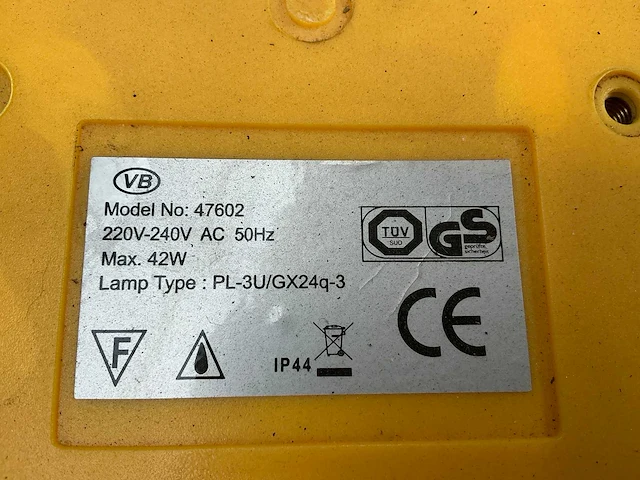 Vb werkplamp (4x) - afbeelding 7 van  7