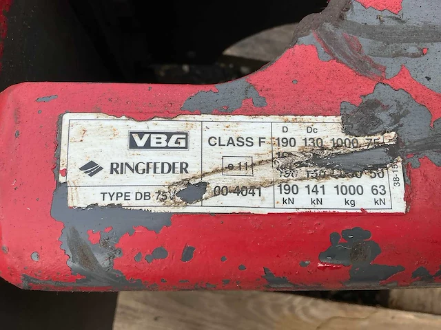 Vbg ringfeder db75v vangmuil koppeling - afbeelding 6 van  14