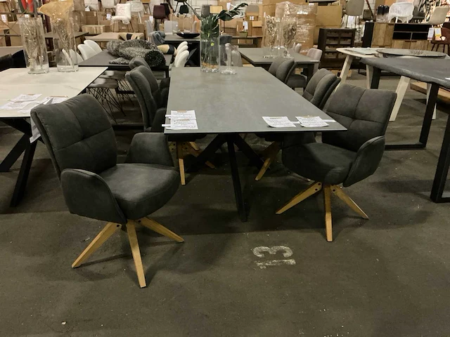 Vdb manhattan eetkamerstoel (6x) - afbeelding 1 van  6