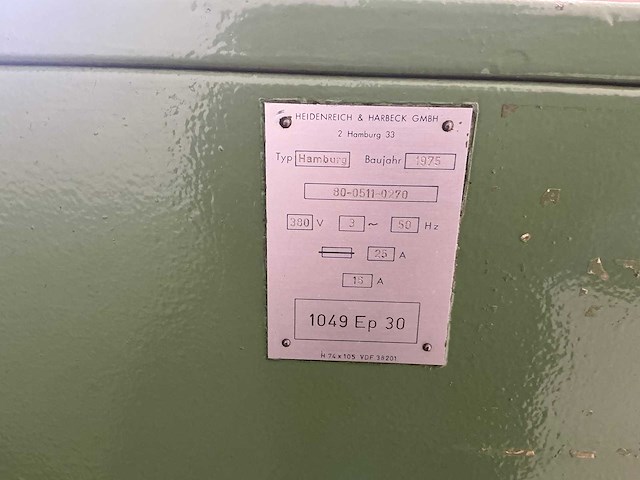 Vdf - horizontal lathe - 1975 - afbeelding 5 van  14