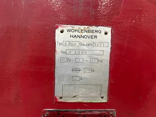 Vdf wohlenberg - m850 - universele draaibank - afbeelding 8 van  18