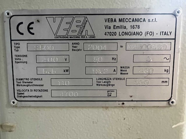 Veba - 2004 - s 500 - vandiktebank - afbeelding 8 van  8
