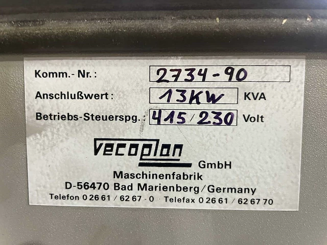 Vecoplan - 1998 - vaz 100/80 - shredder - afbeelding 14 van  14