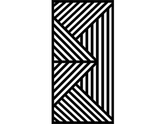 Vector terrascherm – zwart houtcomposiet – 180x90 cm (4x) - afbeelding 1 van  2